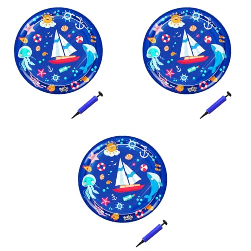 Qpets® Inflatable Pet Cooling Water Pad 25.6 Thicken PVC Cartoon Mat for Dogs Cats Summer Self-Cooling Relief Bed with Water Fill Manual Air Pump Included Durable Scratch-Resistant Blue 3PCS Qpets® Inflatable Pet Cooling Water Pad 25.6 Thicken PVC Cartoon Mat for Dogs Cats Summer Self-Cooling Relief Bed with Water Fill Manual Air Pump Included Durable Scratch-Resistant Blue 3PCS